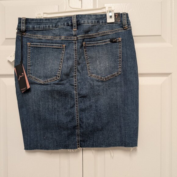Jen7 by 7 For All Mankind Demin Pencil Skirt - Size 8 - Picture 5 of 8